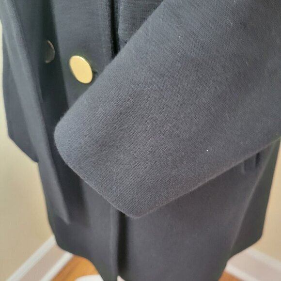 INC Ki Black Double Breasted Belted Trench Coat Jacket Women's Size XS - Picture 9 of 14